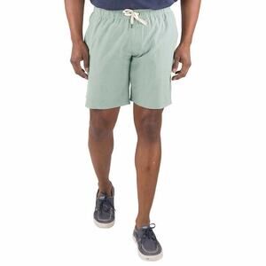 NWT Tailor Vintage Green Hybrid Pull-On Drawstring Chino Shorts Men's Size Large